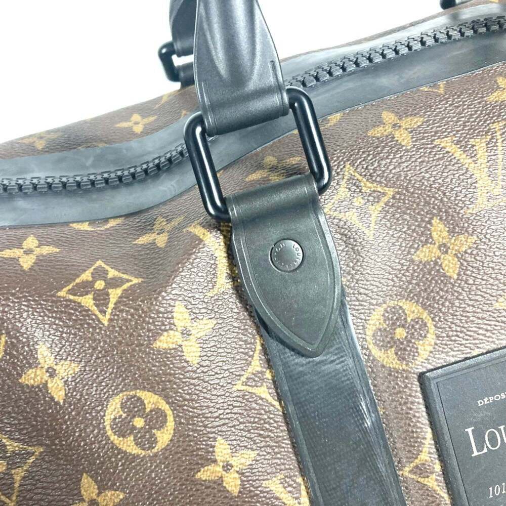 LOUIS VUITTON Black Monogram Canvas Boston Bag - Picture 9 of 16